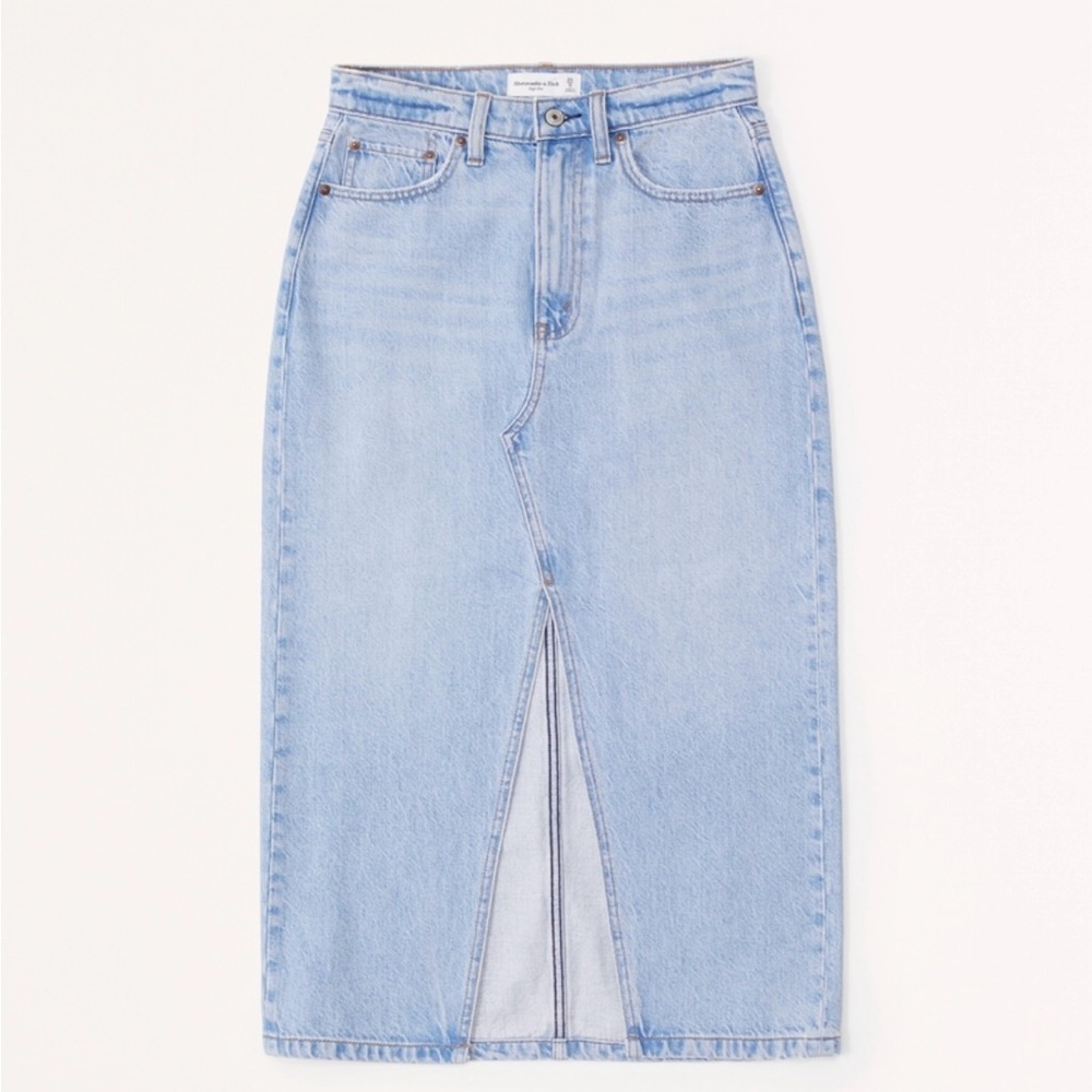 Denim Midi Skirt NWT